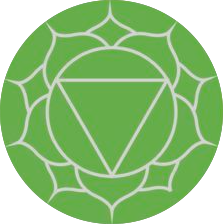 Símbolo del chakra verde